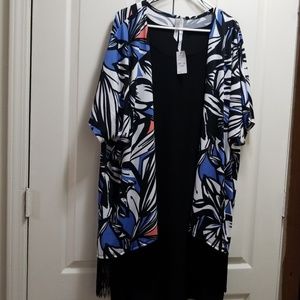 2 PC dress and long shaw set